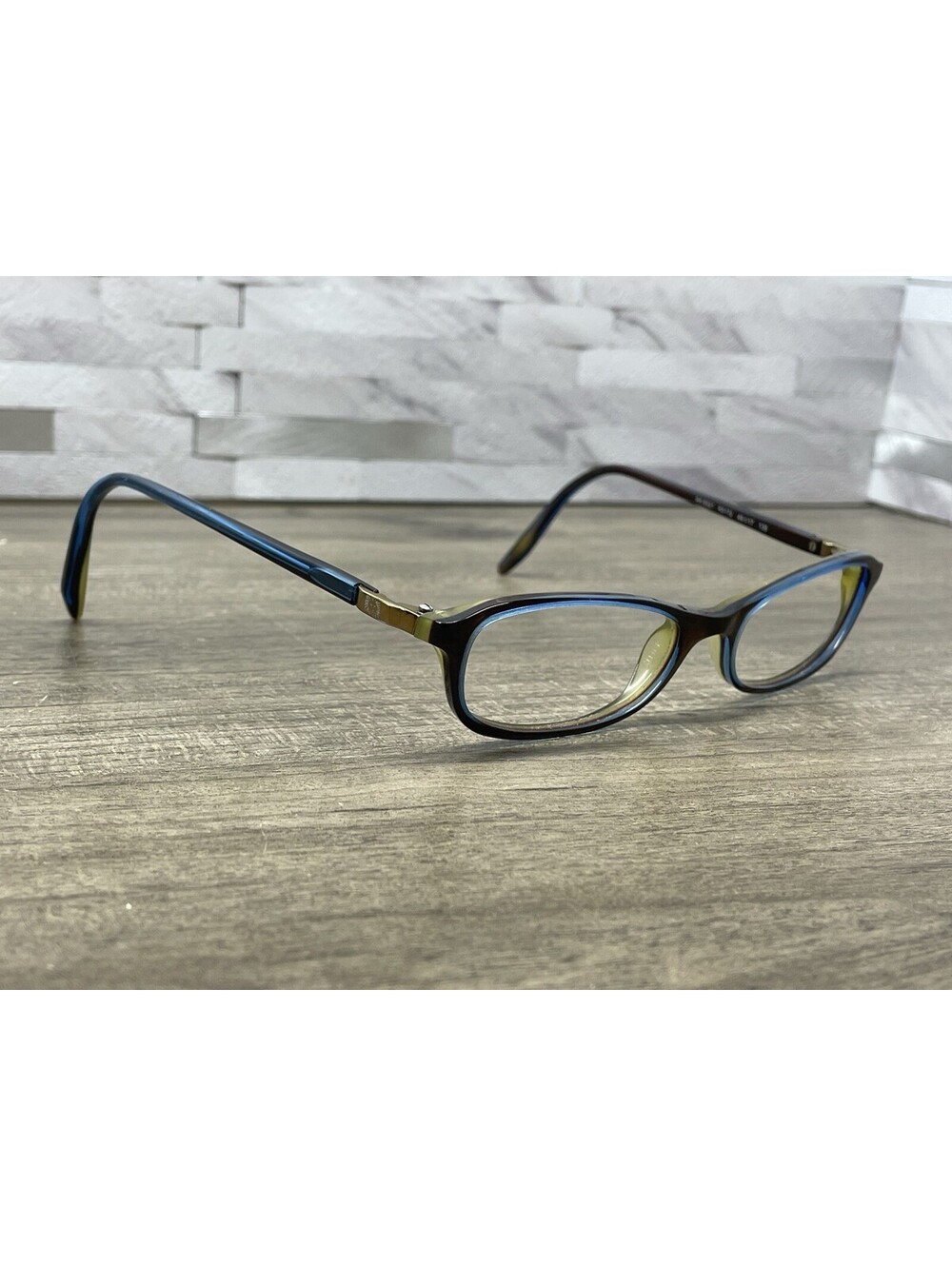 Anne Klein AK8021 K5172 Designer Eyeglasses Brown Blue 49-17-135 *Frames Only